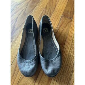 Frye Carson Ballet Flats Brown Leather Women’s Size 6.5B Classic Slip On